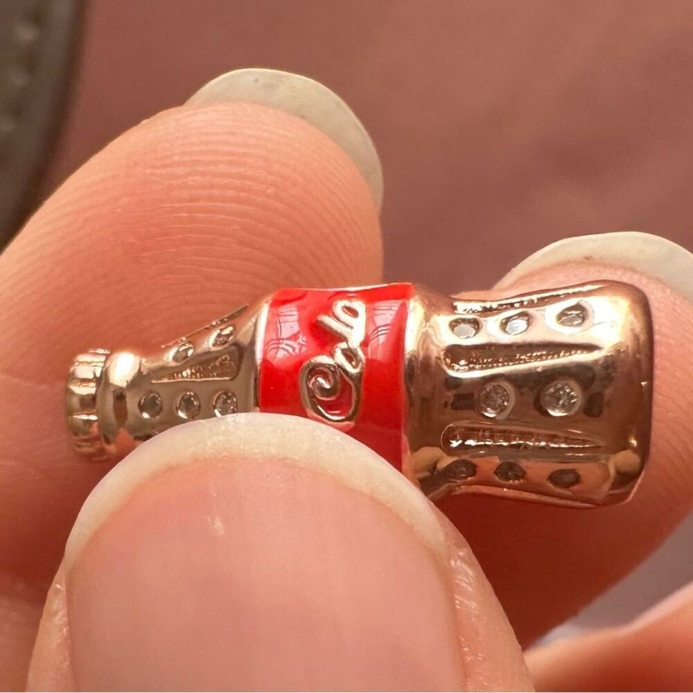 NWOT CocaCola Pandora Fit Silver 925 Charm - Picture 9 of 16